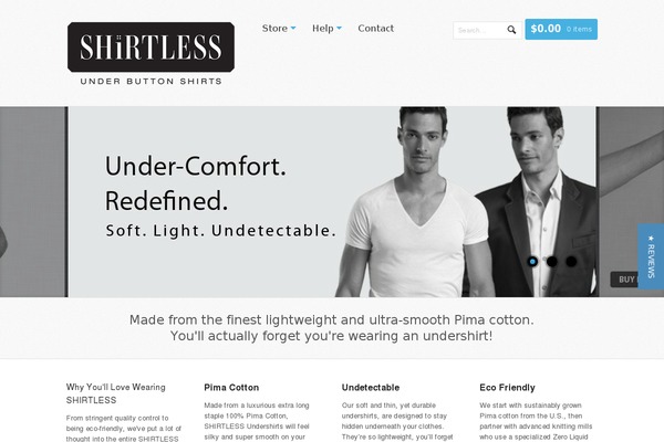Whitelight theme site design template sample