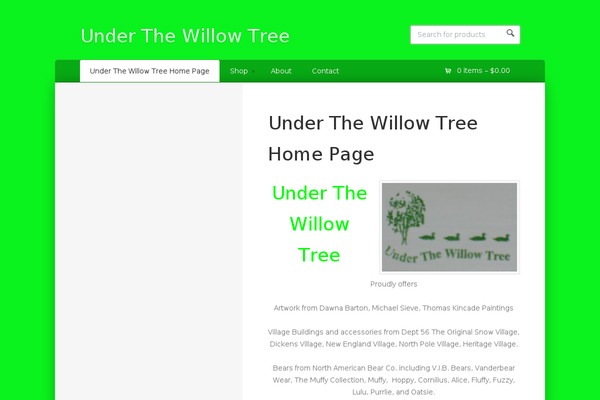 Wootique theme site design template sample