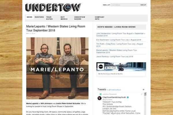 Site using Audiotheme plugin