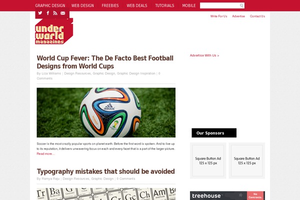 OnlineMag theme site design template sample