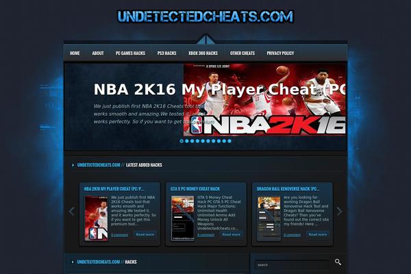 Orizon theme site design template sample
