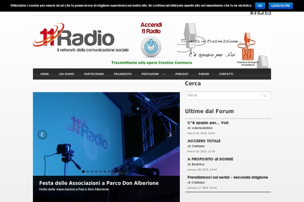 Radio Station theme site design template sample