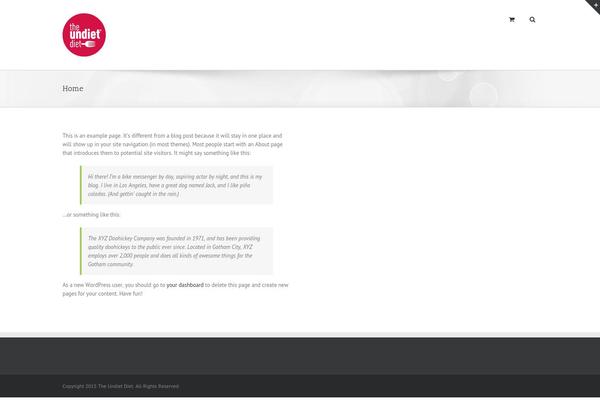 Site using Cherry-blog-layouts plugin