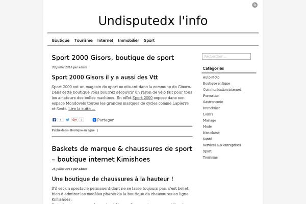 Glades theme site design template sample