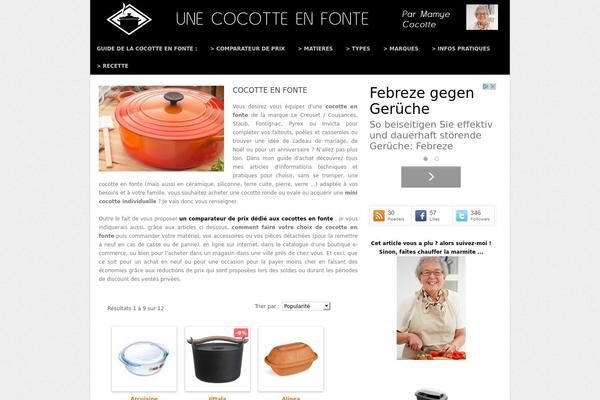 Maggie theme site design template sample