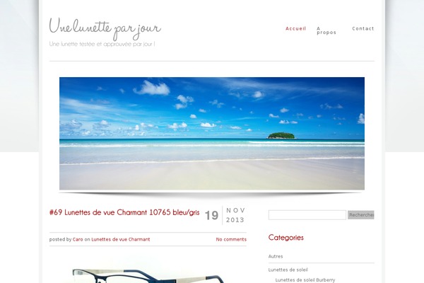 une-lunette-par-jour.com site used Beauty-clean