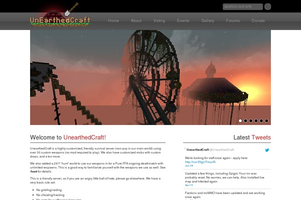 Site using Any User Twitter Feed plugin
