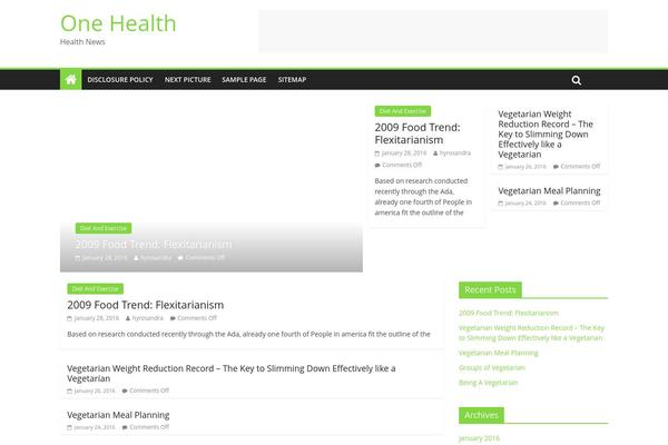 ColorMag theme site design template sample