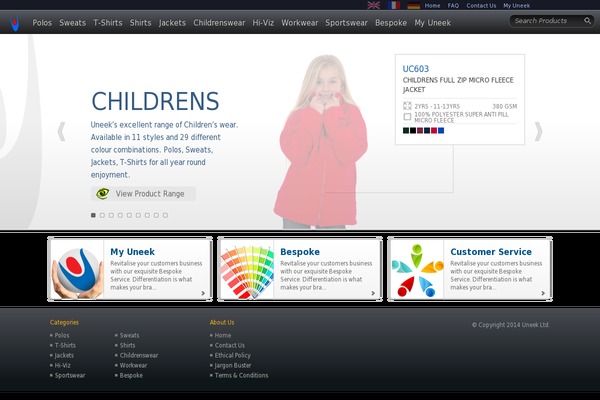 uneekclothing theme websites examples