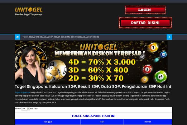 Newspaper Lite theme site design template sample
