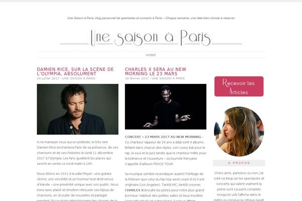 unesaisonaparis.com site used Tilala