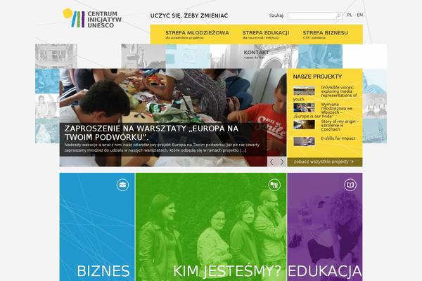 unescocentre.pl site used Unesco