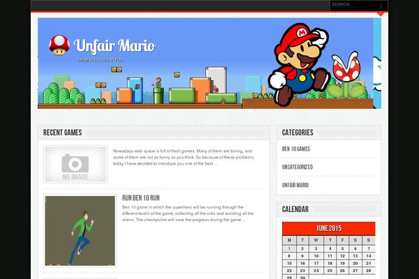 Gameleon theme site design template sample