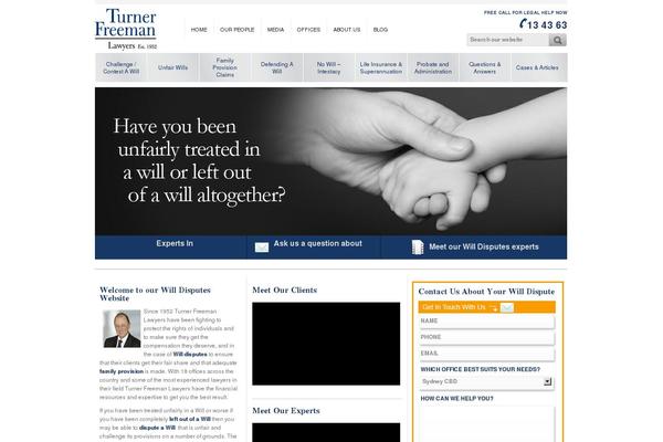 Site using NIVO slider light plugin