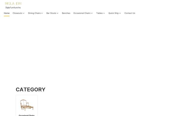 unfinishedchairs.com site used Aora