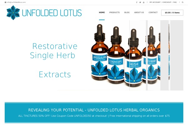 Lotus Flower theme site design template sample