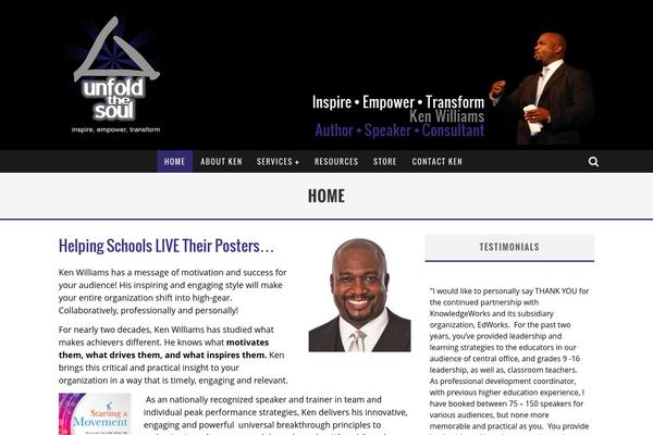 Valenti theme site design template sample