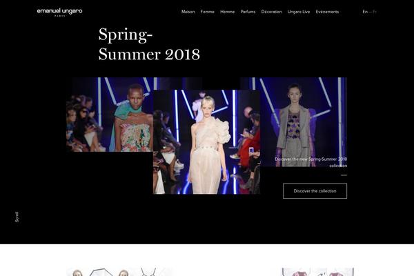 ungaro.com site used Emanuel-ungaro