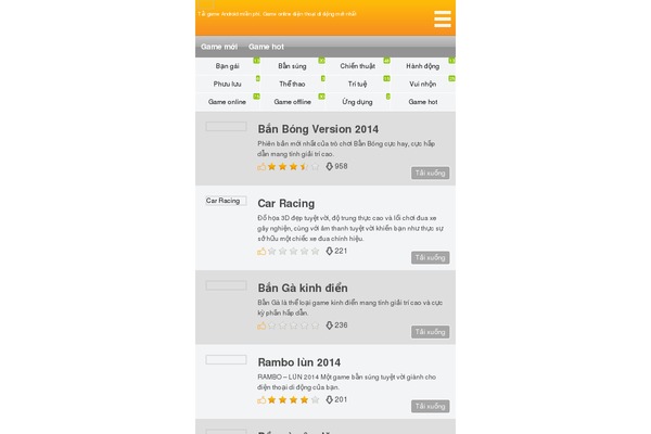 ungdungmobi.net site used Game