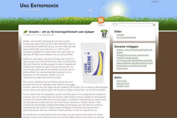 ungentreprenor.se site used Grassland