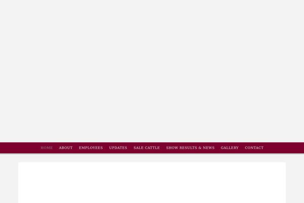 X Child theme site design template sample