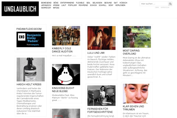 unglaublich.de site used Pin_board