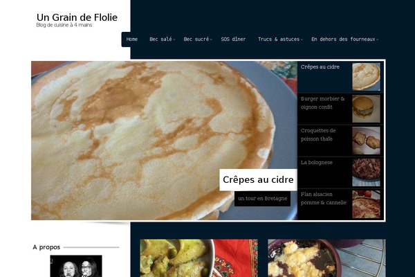Site using Visual Recipe Index plugin