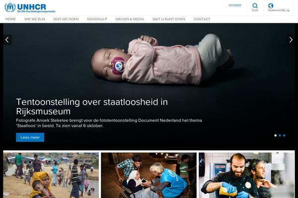 unhcr.nl site used Unhcr_pagebuilder