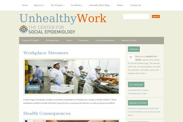 unhealthywork.org site used Puretype