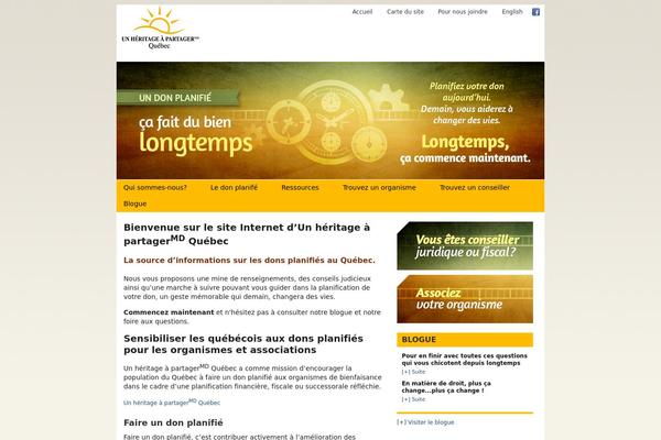 Heritage theme site design template sample