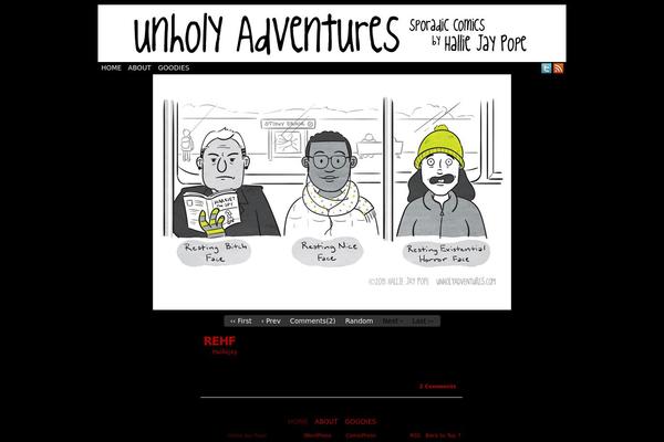 ComicPress theme site design template sample