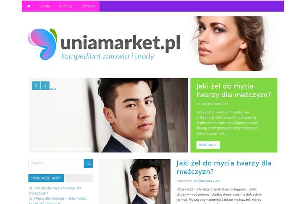 Merlin theme site design template sample