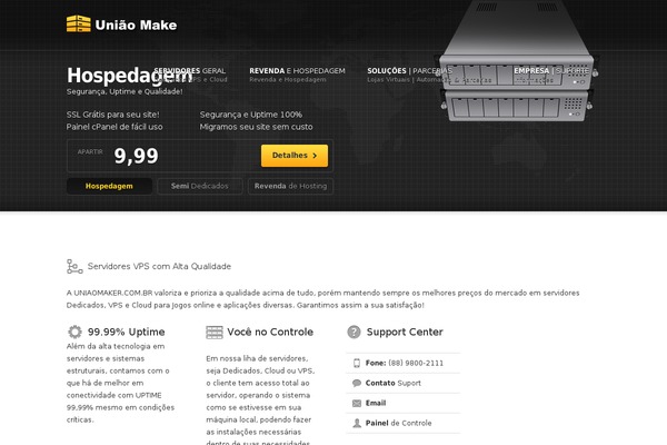 Rackhost theme site design template sample