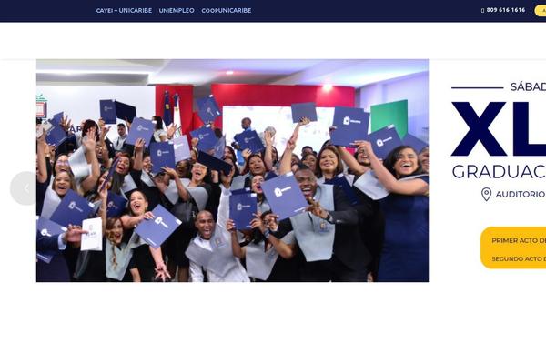 unicaribe.edu.do site used Unicaribe