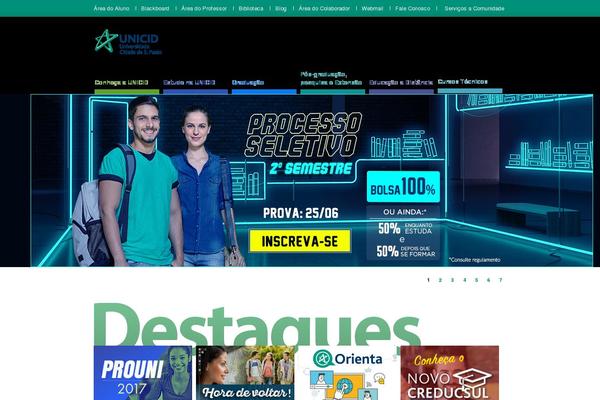 unicid.edu.br site used Cruzeiroportais2019