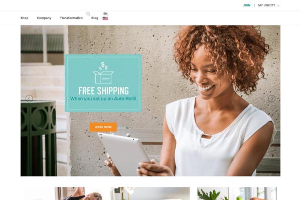 Site using Widgetkit plugin