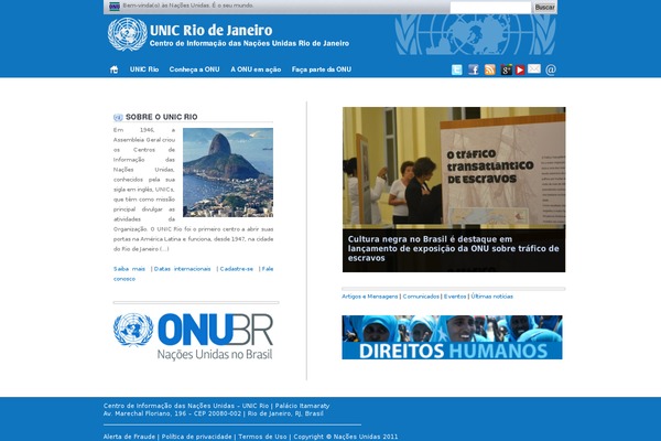 unicrio.org.br site used Blue Lucas