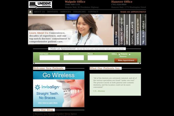 Boilerplate theme site design template sample