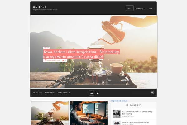 Gadgetry Parent theme site design template sample