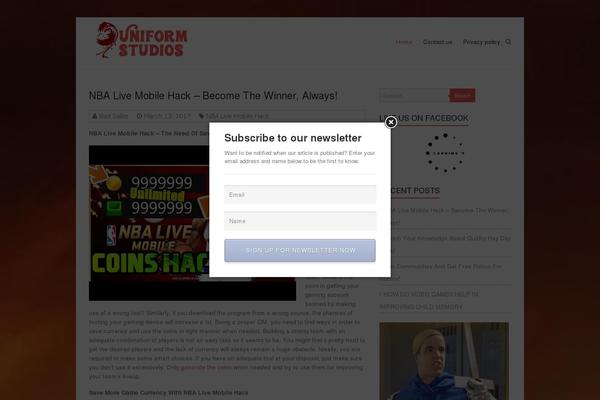 Site using Email-subscribe plugin