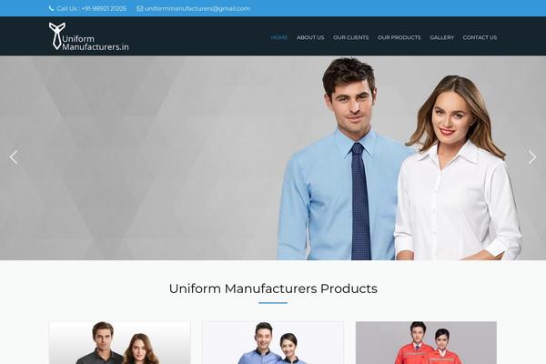 uniformmanufacturers.in site used Uniform