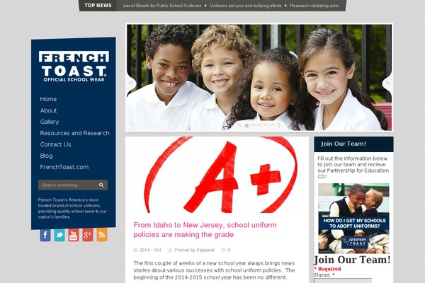 uniformweb.com site used Project10-theme