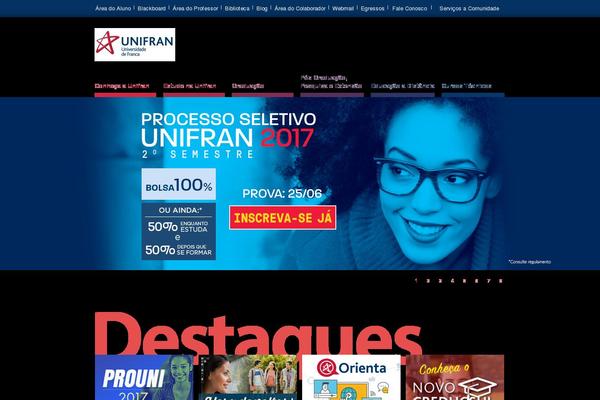 unifran.edu.br site used Cruzeiroportais2019