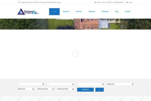 Homeland theme site design template sample