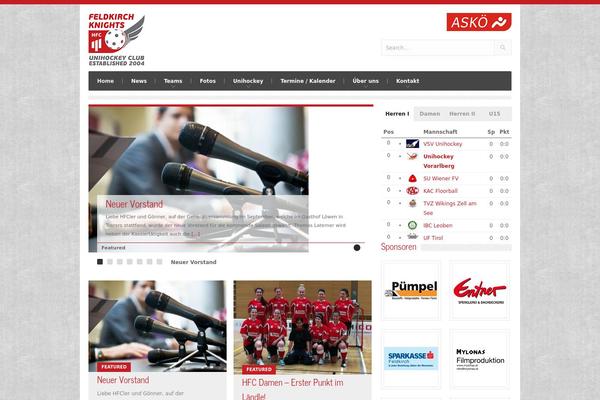 Stream theme site design template sample