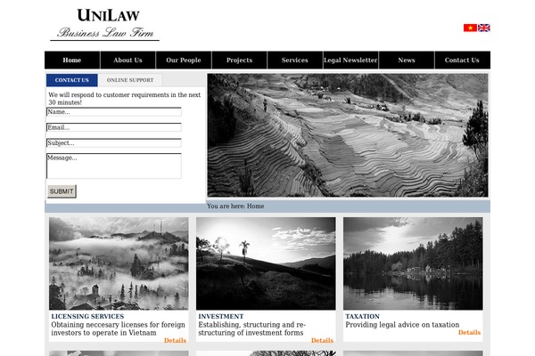 Academica Pro theme site design template sample