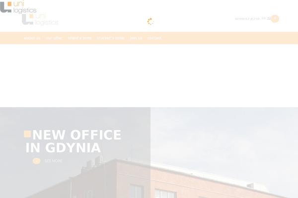 Uni theme site design template sample