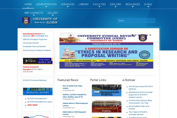 Site using Ajax Search Lite plugin