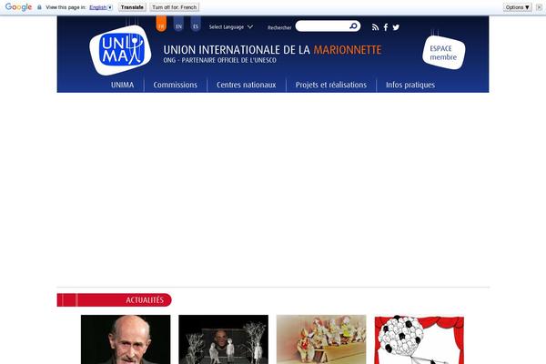 unima.org site used Unima