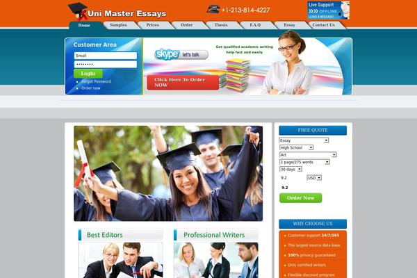 Biznizz theme site design template sample